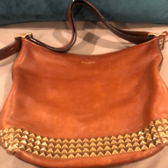 Coach legacy leather duffel with studs - Picture 1 of 4